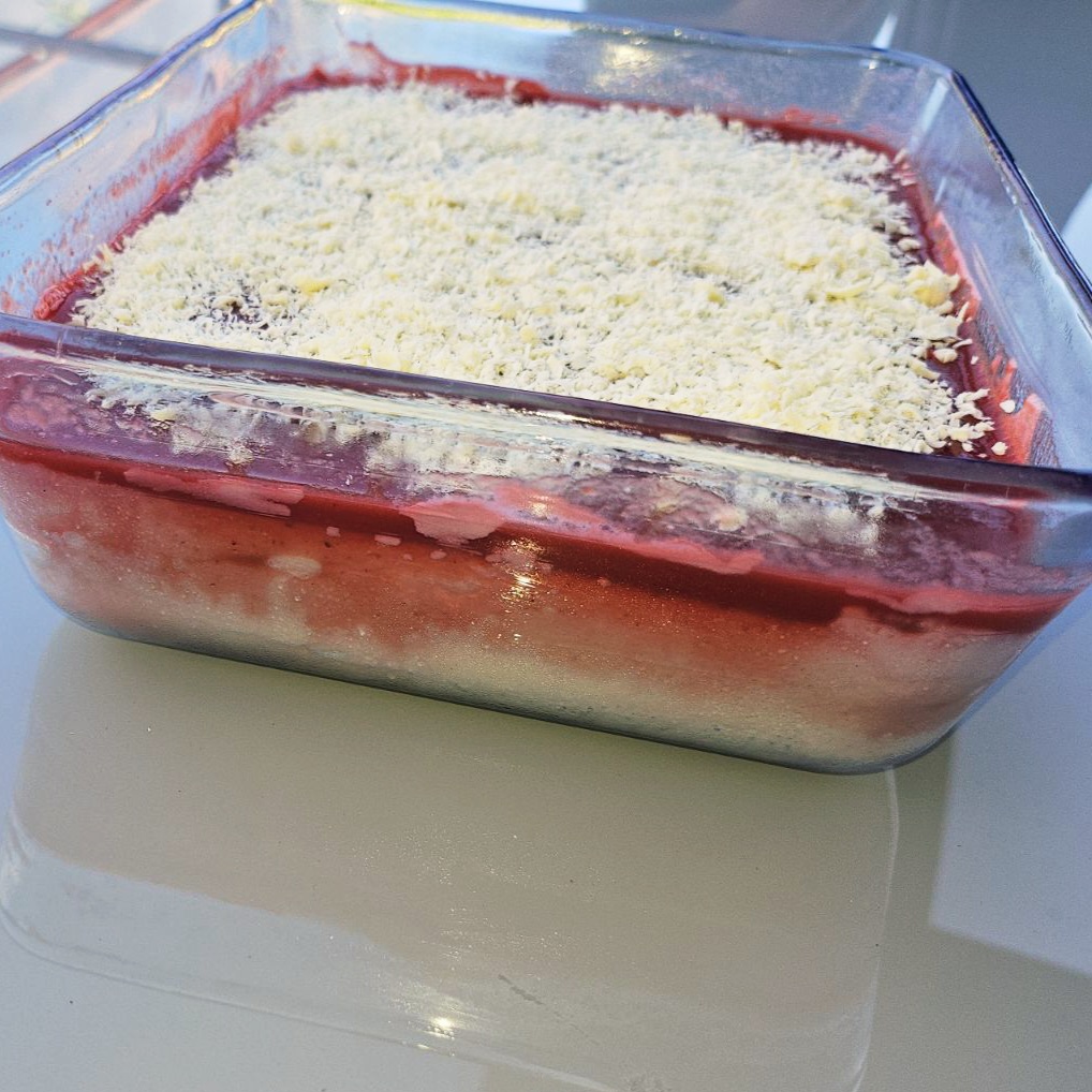 Spaghetti-Eis-Desser (ohne Eis)